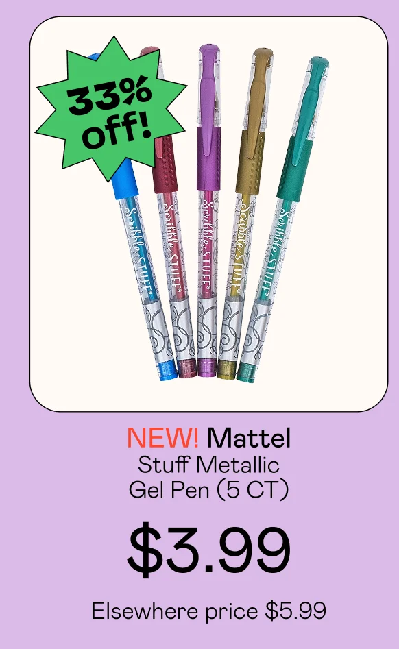 Stuff Metallic Gel Pen (5 CT)