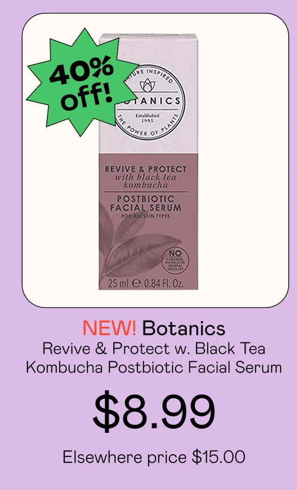 Revive & Protect with Black Tea Kombucha Postbiotic Facial Serum