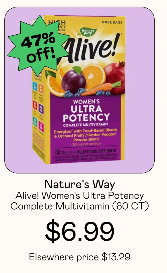 Alive! Women's Ultra Potency Complete Multivitamin (60 CT)