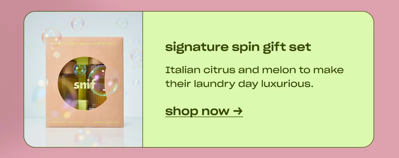signature spin gift set Italian citrus and melon to make her their laundry day luxurious. shop now →
