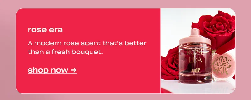 rose era A modern rose scent that’s better than a fresh bouquet. shop now →