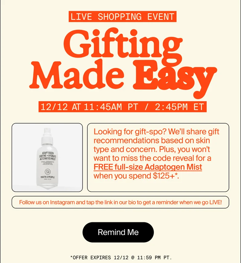Live Shopping Event
