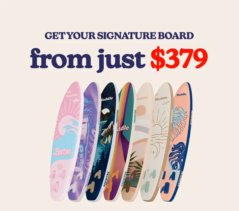 Get Your Signature Board from Just $379
