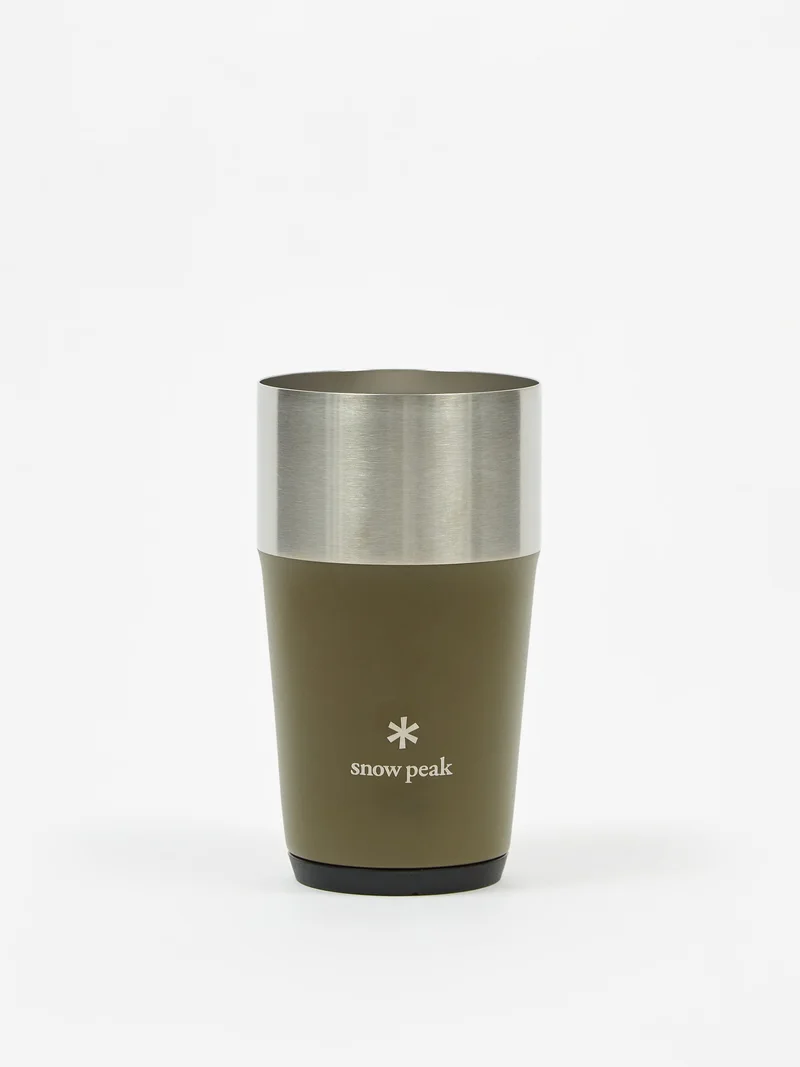 Image of Snow Peak Vacuum Beer Tumbler 16oz/470ml - Green