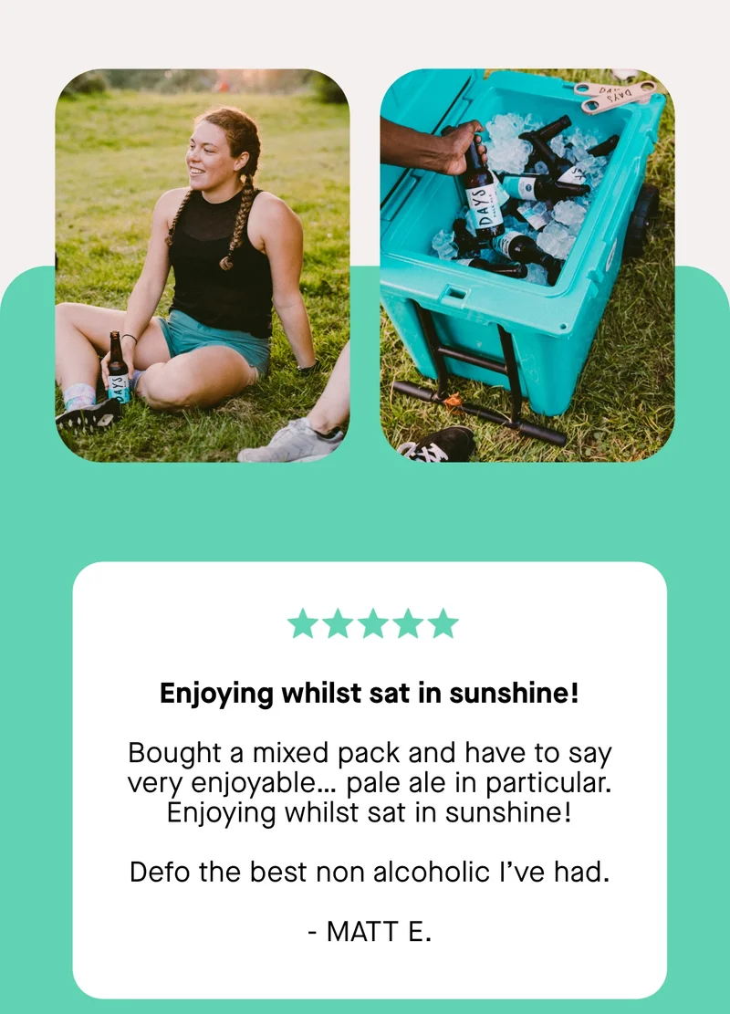 Enjoying whilst sat in sunshine