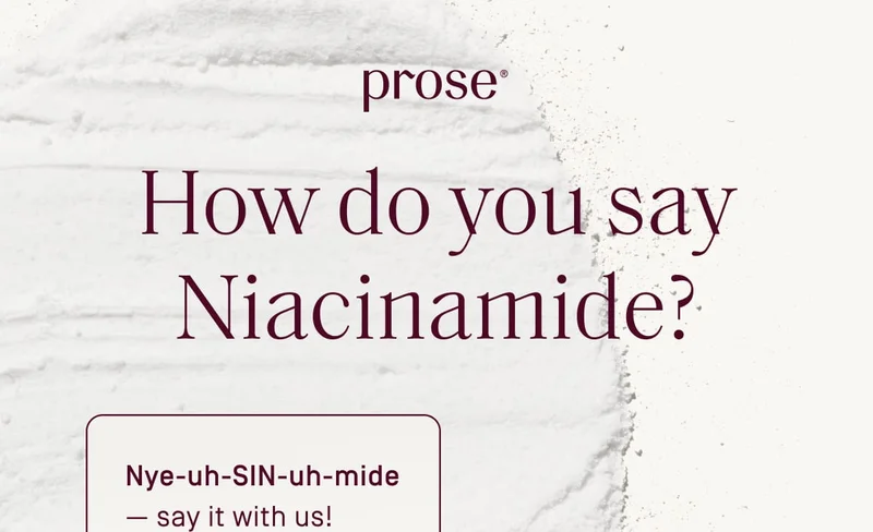 Prose | How do you say Niacinamide?