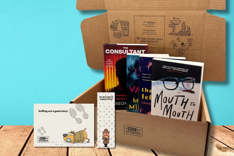 Monthly Surprise Book Box of 4 New Books