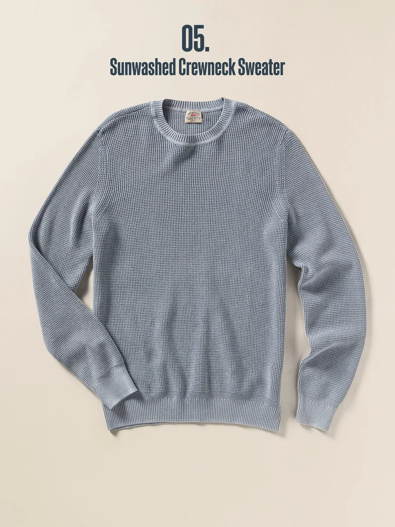 Sunwashed Crewneck Sweater