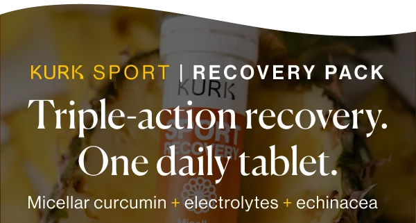 KURK Sport | Recovery Pack Triple-action recovery. One daily tablet.