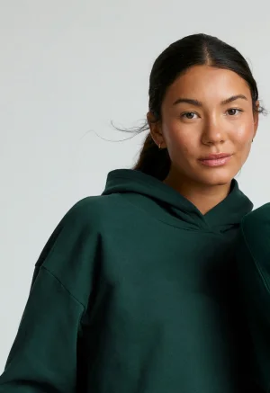 Happiness Fleece Cropped Hoodie