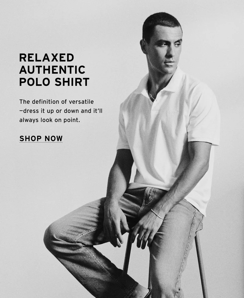 RELAXED AUTHENTIC POLO SHIRT