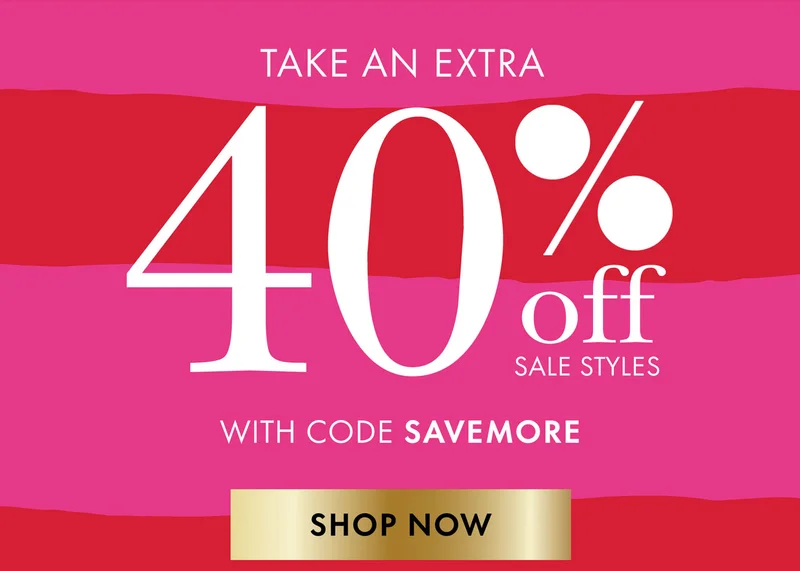 Take An Extra 40% Off Sale Styles With Code discount code