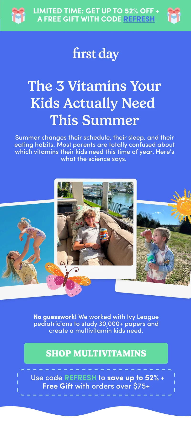 3 Vitamins Your Kids AActually Need This Summer