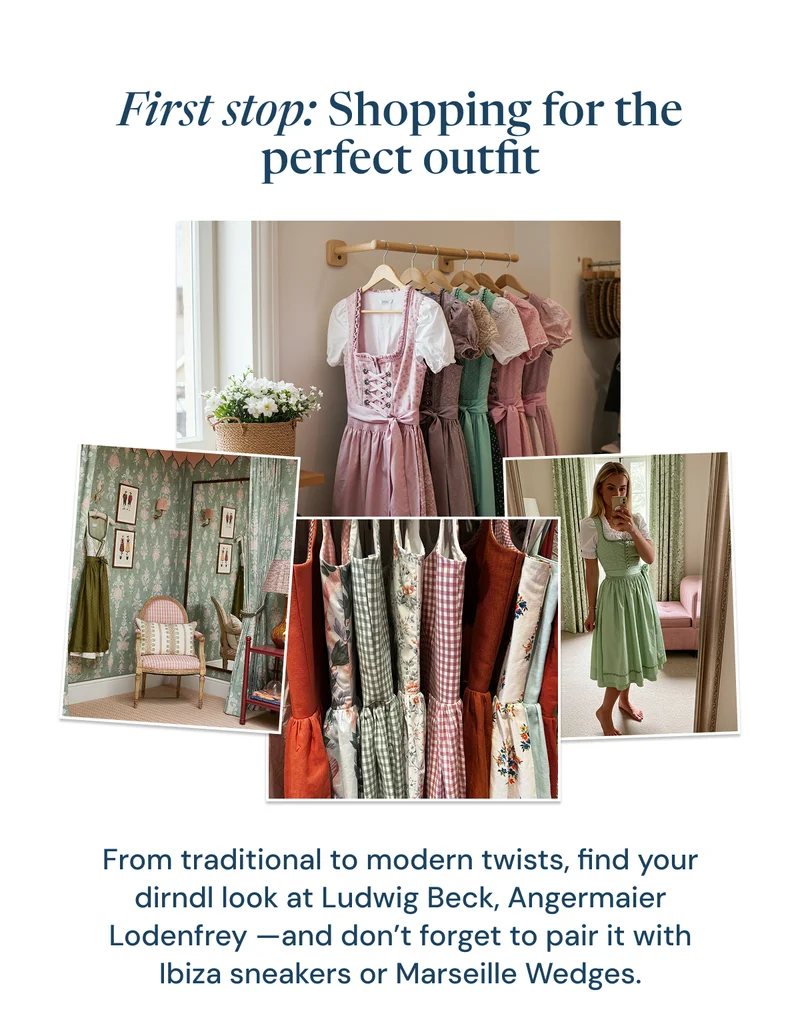 First stop: Shopping for the perfect outfit