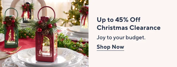 CHRISTMAS CLEARANCE