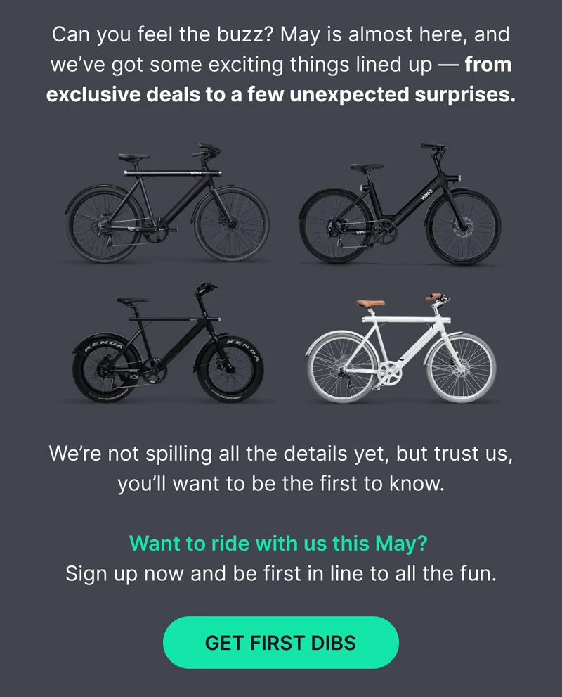Want to ride with us this May?