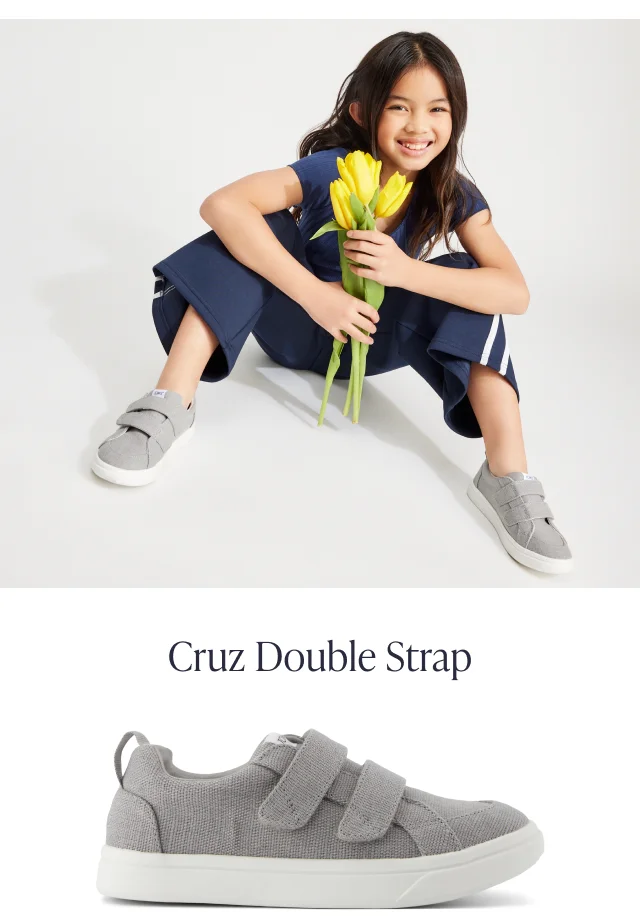 Cruz Double Strap Kids Sneaker - Image