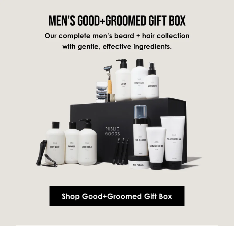 MEN'S GOOD+GROOMED GIFT BOX