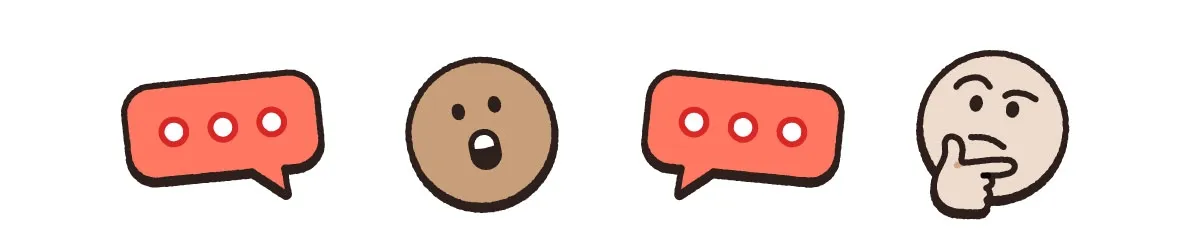 Image of curious emojis