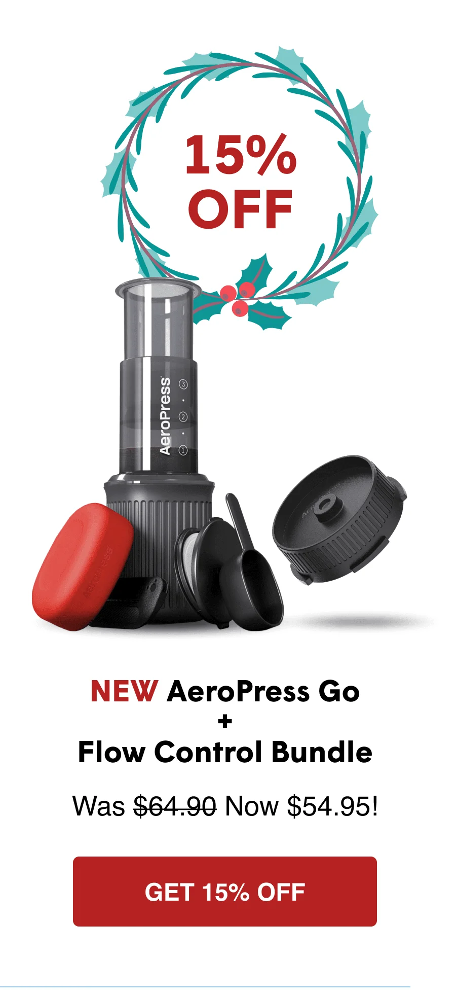 NEW AeroPress Go + Organizer Bundle - GET 15% OFF