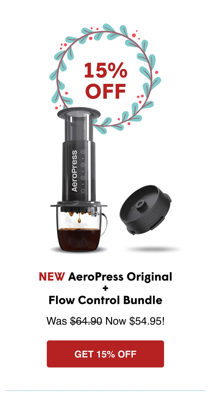 NEW AeroPress Original + Flow Control Bundle - GET 15% OFF