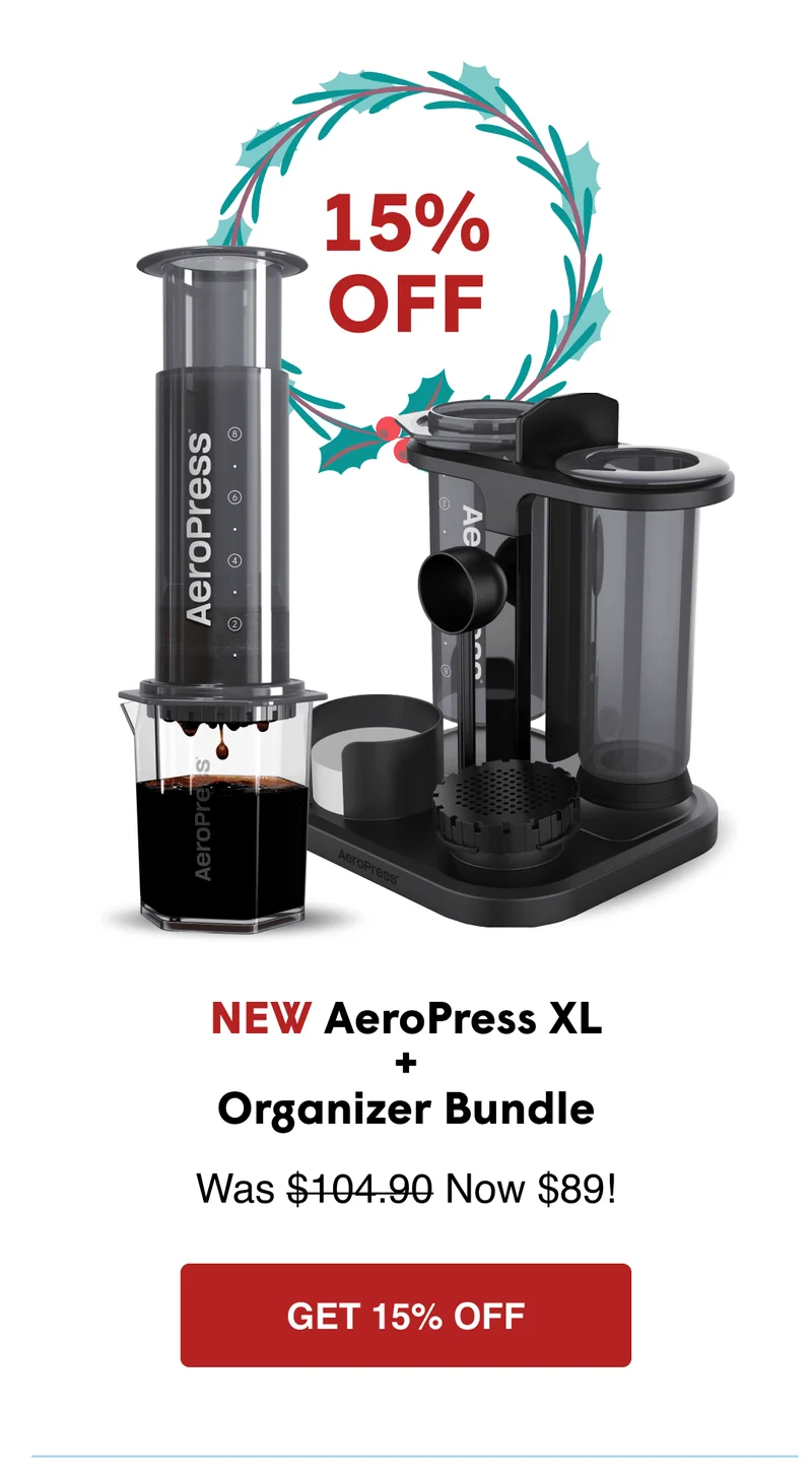 NEW AeroPress XL + Flow Control Bundle - GET 15% OFF