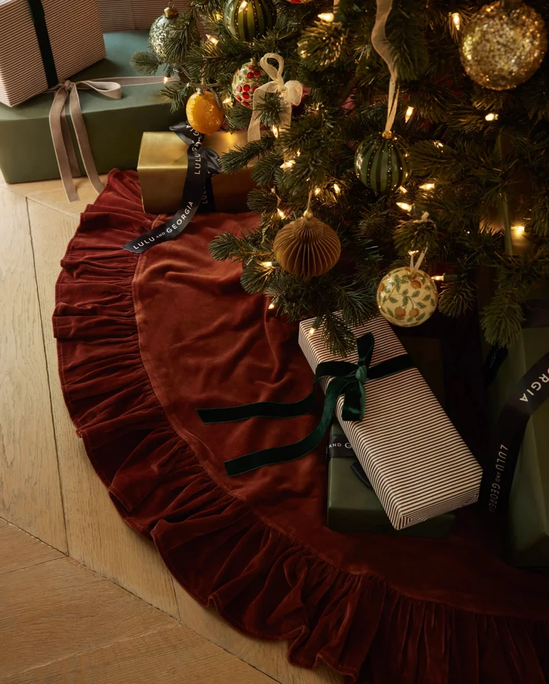Shop Mauree Velvet Tree Skirt