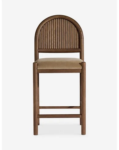 Bennett Counter Stool by Black Birch Homes x Co.House Designs-Dark Oak