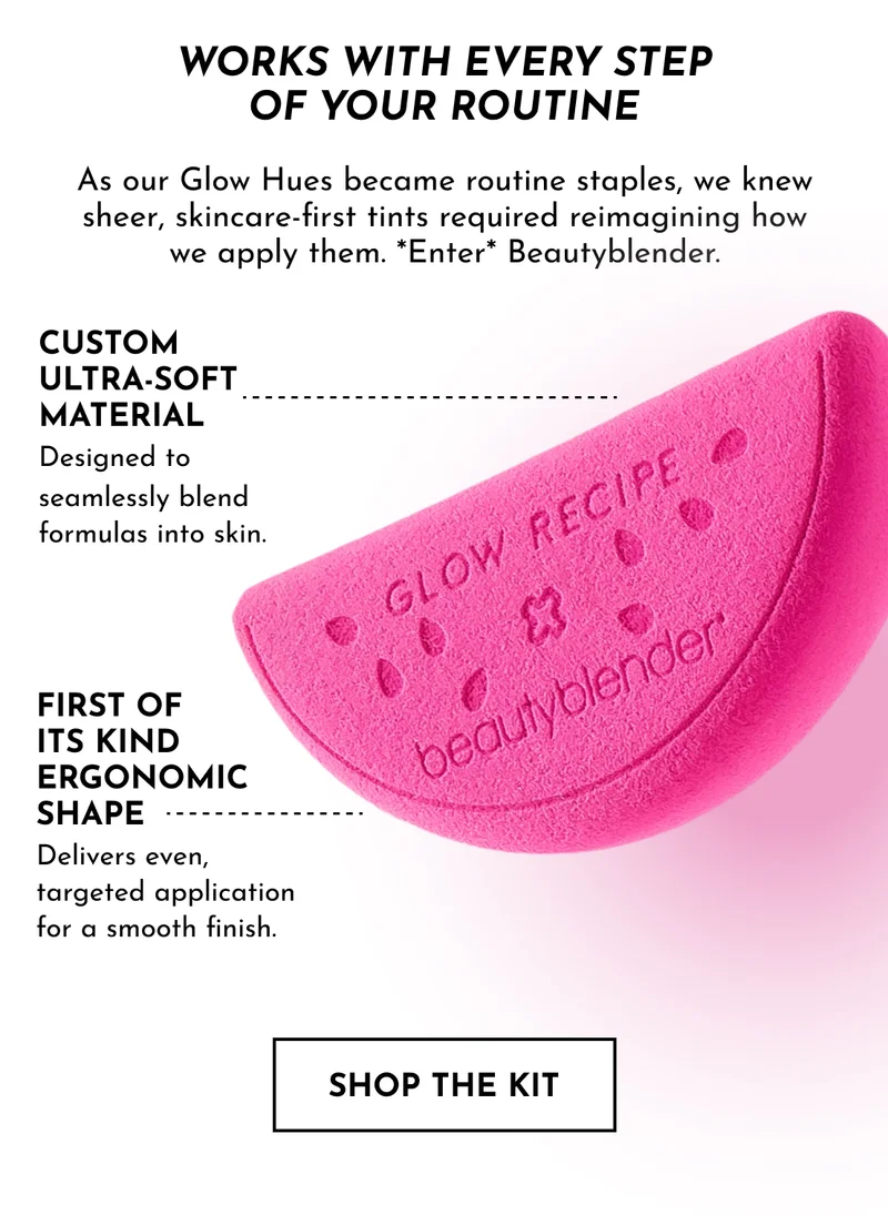 NEW Glow Recipe x Beauty Blender Watermelon Glow Best-Sellers Kit
