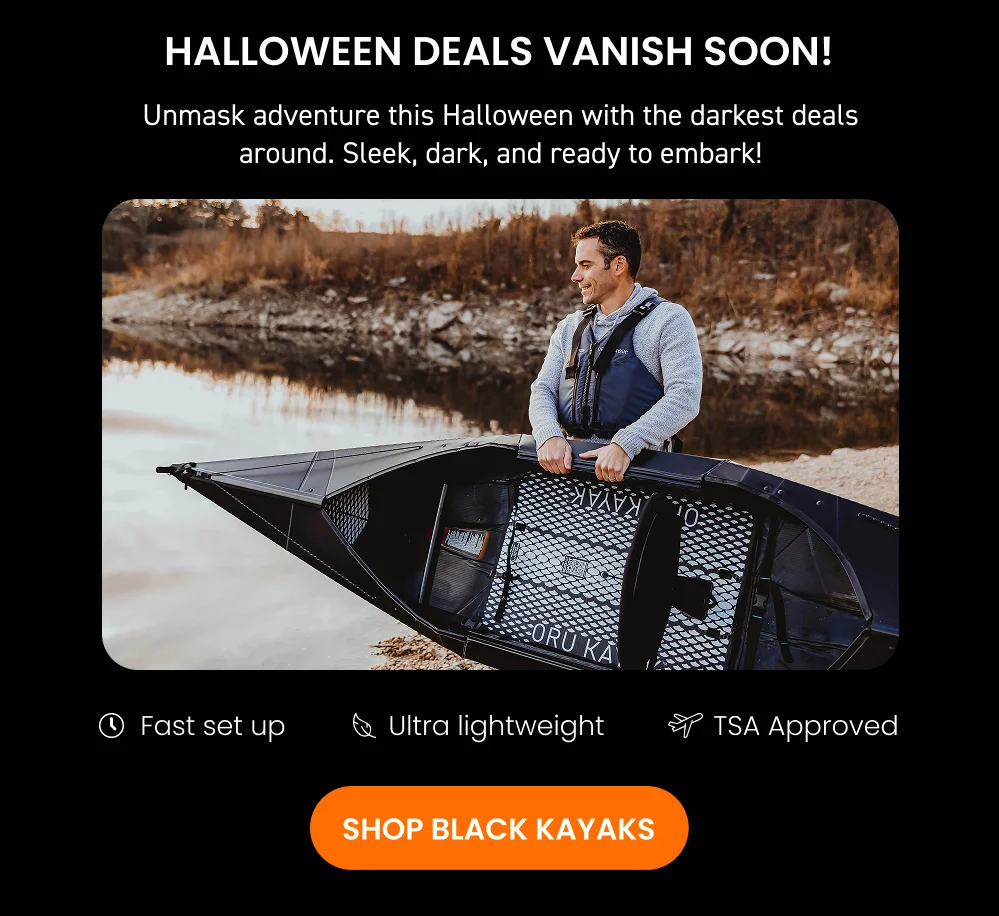Last chance, 20% off Black kayaks and free shipping with code spooky Last chance, 20% off Black kayaks and free shipping with code spooky