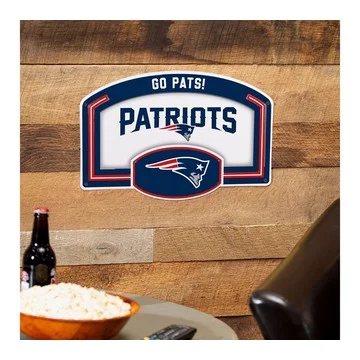 Evergreen NFL Team Embossed Steel Wall Sign, 11"x17"
