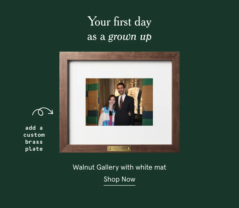 Your first day as a grown up