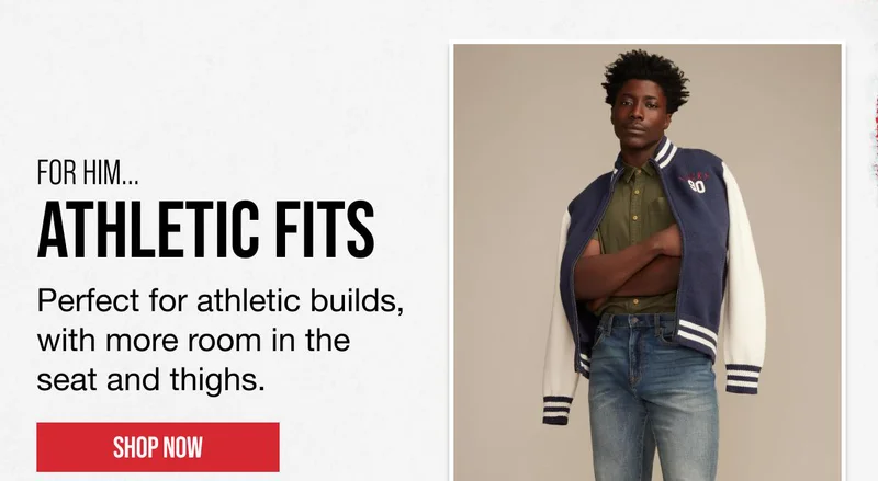 Shop Athletic jean fits now