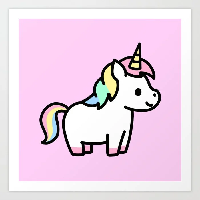 Unicorn Art Print Art Print