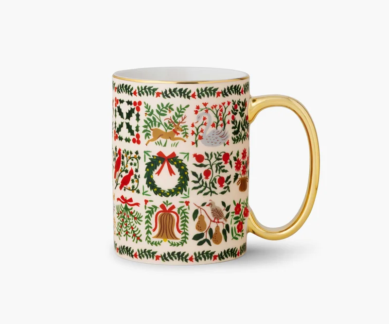 Image of Holiday Porcelain Mug - Christmastide