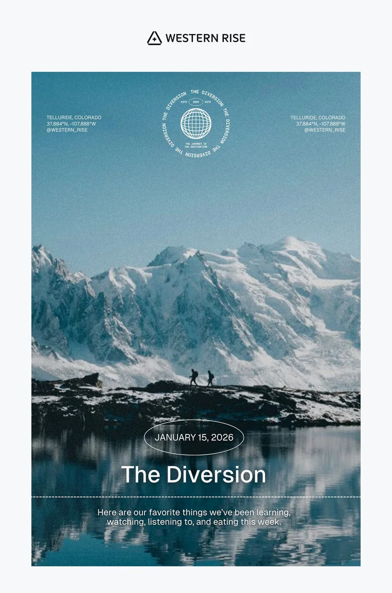 The Diversion: January 15, 2026