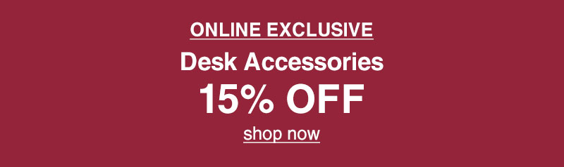 Shop 15% Off Desk Accessories