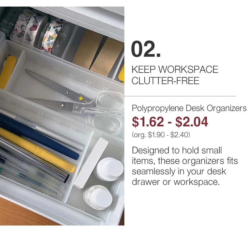 Shop Polypropylene Desk Organizers