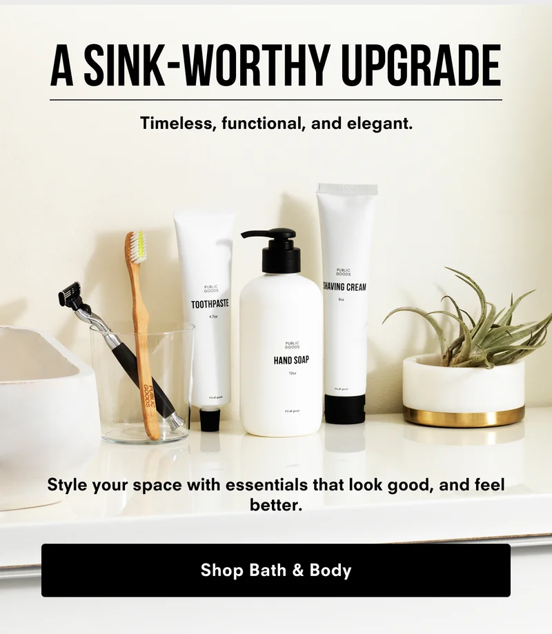 A Sink-Worthy Upgrade Timeless, functional, and elegant.