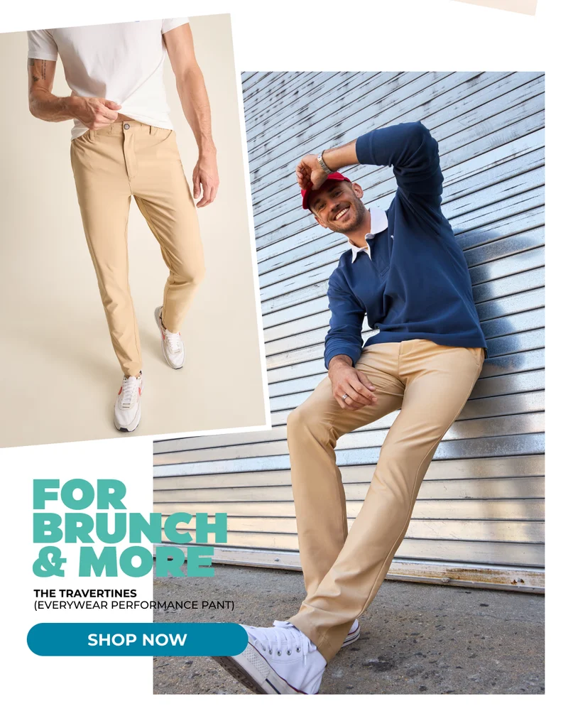 Everywear Performance Pant: The Travertines