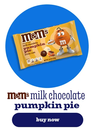 M&M'S MILK CHOCOLATE PUMPKIN PIE