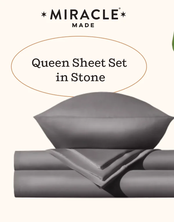 Miracle Queen Sheet Set in Stone