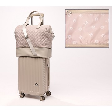 Triforce 21" Hardside Carry-On Luggage with Weekender Bag