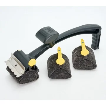 Scrub Daddy BBQ Daddy Grill Brush w/ 2 BBQ Daddy Refill Heads