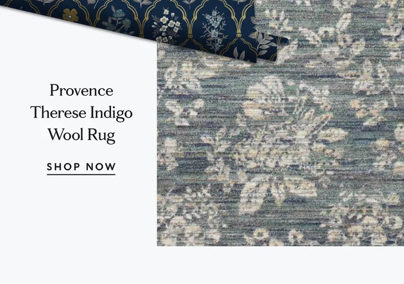Provence Therese Indigo Wool Rug
