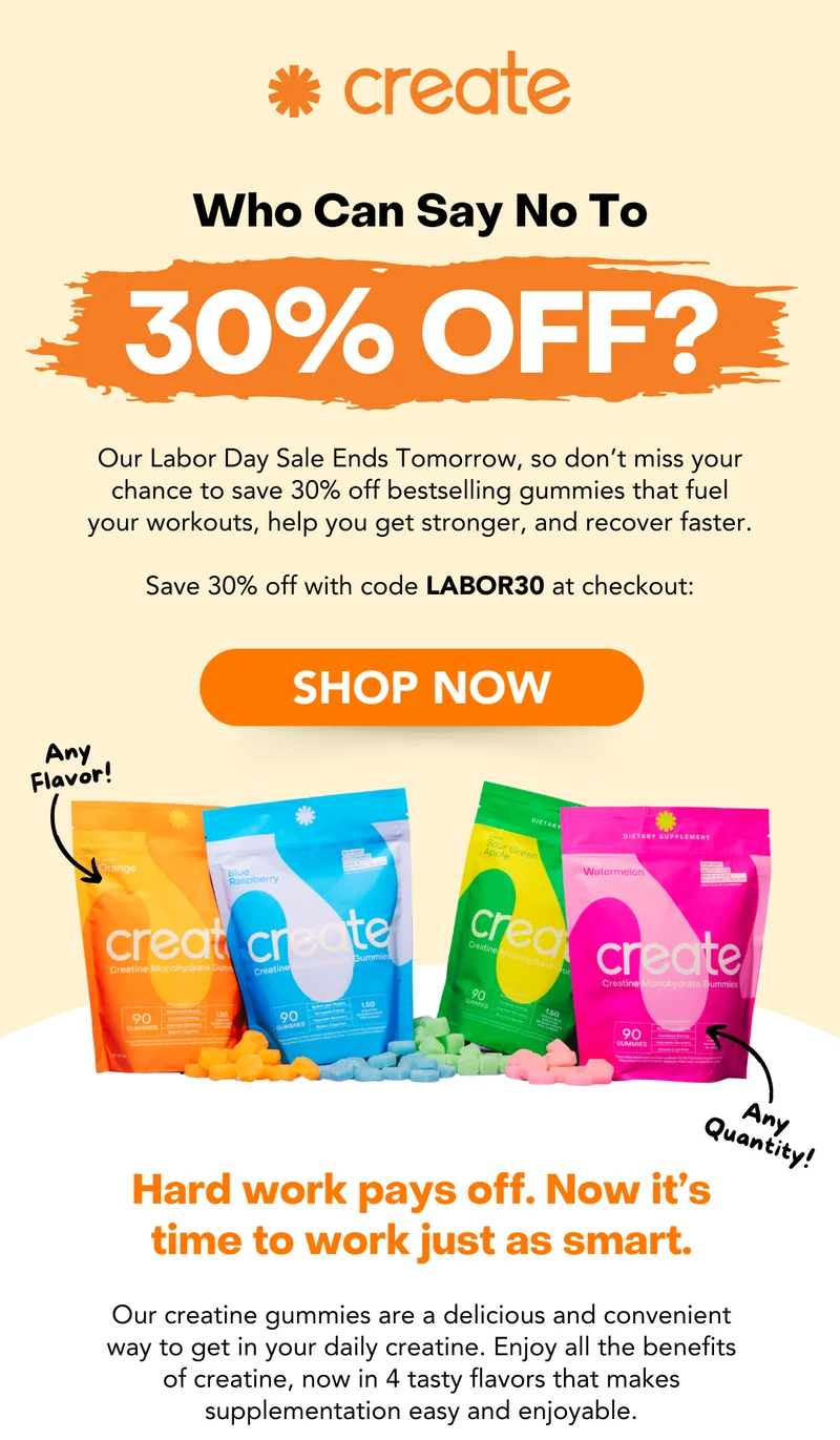Who can say no to 30% off?