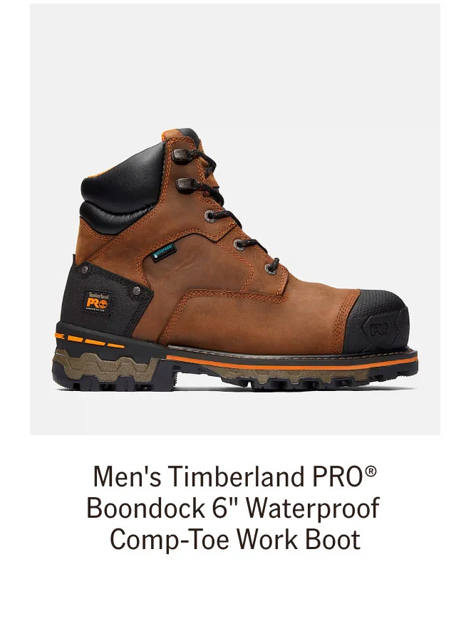 Men's Timberland PRO® Boondock 6" Waterproof Comp-Toe Work Boot