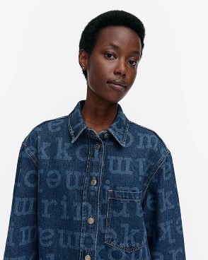 Maridenim Vaihe Logo Denim shirt