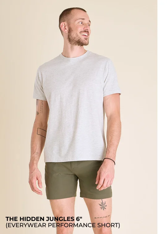 Everywear Performance Short: The Hidden Jungles 6"