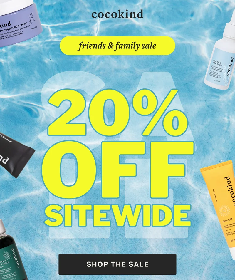 20% OFF SITEWIDE